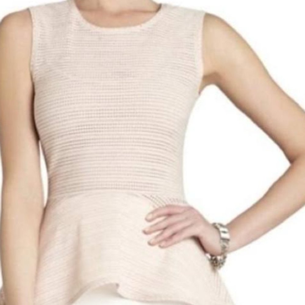 BCBG Maxazria "Evia" Peplum Top